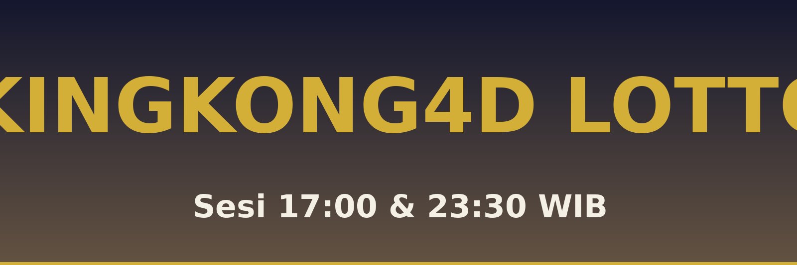 Kingkong4D Lotto Teripe Jaya